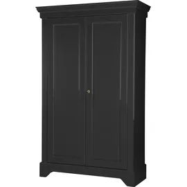 Woood Isabel Garderobenschrank 191 x 118 x 0 schwarz