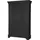 Woood Isabel Garderobenschrank 191 x 118 x 0 schwarz