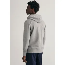 GANT REG Shield Full Zip Hoodie Herren Grau 4XL