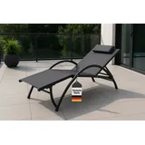Gardissimo Karin Sonnenliege 173 x 66 x 81 cm Grau