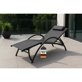 Gardissimo Karin Sonnenliege 173 x 66 x 81 cm Grau