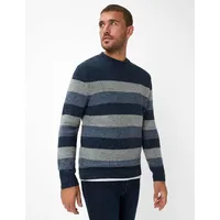 Brax Herren, Strickpullover Style RICK", universe, Blau, Gr. L