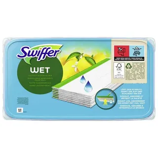 Swiffer WET REFILLS Feuchte Bodentücher Mikrofaser, 12 St.