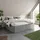 home collective Boxspringbett 200 x 200 cm H2 Grau