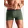 Authentic Underwear Boxer AUTHENTIC UNDERWEAR "Boxershorts für Herren", Herren, Gr. 6L, 4 Stk., bunt (beige, olivgrün, grau, braun), Jersey, Obermaterial: 95% Baumwolle, 5% Elasthan, unifarben, Unterhosen, schwarzer Webbund mit Logoschriftzug