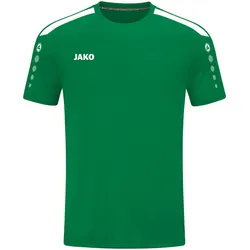 JAKO Power kurzarm Trikot Kinder 200 - sportgrün 164