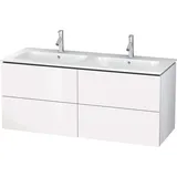 Duravit Waschtischunterschrank L-Cube 129x48,1x55cm, 4 Schub., wandhängend, Tau matt