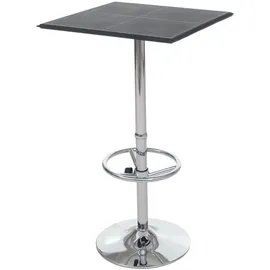 Mendler Bartisch Chicago 110 x 63 x 63 cm Schwarz