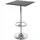 Mendler Bartisch Chicago 110 x 63 x 63 cm Schwarz