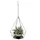 DanDiBo Ambiente Blumenampel 33,5 x 75,5 cm Schwarz