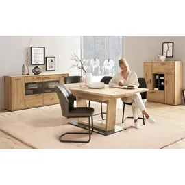 MCA Furniture Woodford Säulentisch Oakland , holzfarben , Maße (cm): B: 100 H: 77