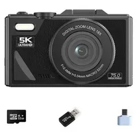 INF 5K Digitalkamera 75 MP Schwarz