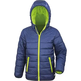Result Core Kinder Steppjacke Stepp-Jacke R233J/R233Y navy/lime L (9-10)