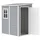 Outsunny Gartenhaus 1,49 x 1,22 m Grau