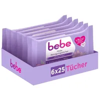 bebe Milde Reinigungstücher 6x25
