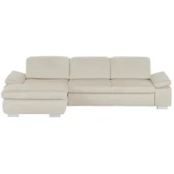 Kollektion Kraft Ecksofa aus Mikrofaser Kathrin ¦ creme ¦ Maße (cm): B: 309 H: 85 T: 195