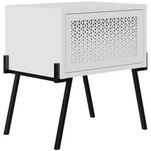 Decortie Nachtschrank Naive 48 x 34 x 51 cm Weiß