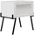 Decortie Nachtschrank Naive 48 x 34 x 51 cm Weiß