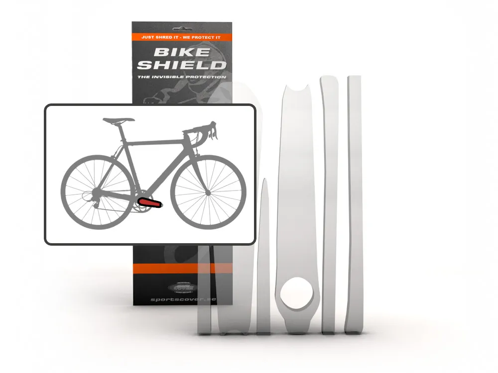 BIKESHIELD Schutzfolie für Kurbelarme CrankShield