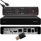 VU+ Zero Linux Full HD Sat Receiver - Schwarz + 300 Mbits Wifi Stick
