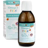 NORSAN Omega-3 FISK Fischöl hochdosiert 150 ml - Omega-3 für Kinder 1.030 mg pro Portion - hochwertiges Öl mit EPA & DHA