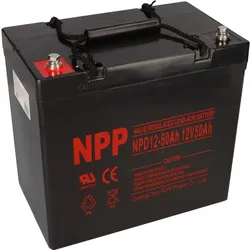 NPP Blei-Akku AGM NPD 12-50 12V 50Ah zyklenfest