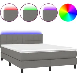 vidaXL Boxspringbett 100 x 200 cm Weiß