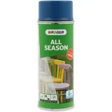 DUPLI-COLOR ALL SEASON RAL 5010 enzianblau matt 400 ml, hochwertiges Kunstharz-Farbspray, Schnelltrocknend, Wetterbeständig, Innen- und Außenanwendung