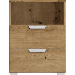 Nachtkommode RAUCH „Orias“ Sideboards Gr. B/H/T: 47 cm x 62 cm x 42 cm, 2, braun (eiche artisan) Nachtkonsolen und Nachtkommoden inkl. Filzboxen-Set