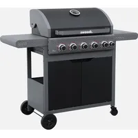 Sweeek - Gasgrill mit 5 Brennern + 1 Seitenbrenner,