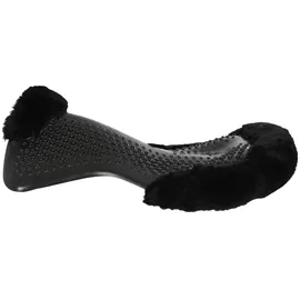 Acavallo Gel Pad Massage mit Schaffellrand Einheitsgröße Transparent