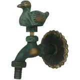 PUTEUS Nostalgie-Auslaufventil "Ente" 1/2" AG, messing