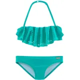 Buffalo Bandeau-Bikini Blau/Türkis 170/176