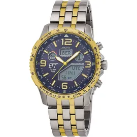 ETT Eco Tech Time Professional World Timer Titan 43,0 mm EGT-11576-31M