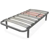 amuéblate online - Extra robuster Lattenrost mit Lendenreglern von 90 x 190 cm mit 4 Füßen à 25 cm im Lieferumfang enthalten