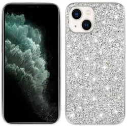 Schutz Handy Hülle für Apple iPhone 15 Case Cover Glitzer Bumper Etuis Tasche