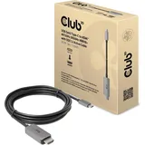 Club 3D USB Gen2 Typ-C auf HDMI 4K120Hz/8K60Hz HDR10, DSC1.2 Kabel M/M 3m