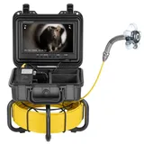 Vevor Kanalkamera, 30 m, selbstnivellierende Rohrinspektionskamera mit 9 Zoll 1080P HD-Bildschirm, 36-fachem Zoom, IP68 wasserdichte Rohrkamera mit Lichtern-12 LED, 32 GB Karte Endoskop für Kanalrohre