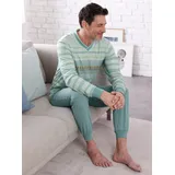 wäschepur Schlafanzug Langarm Blau 48/50