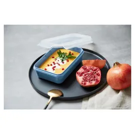 Emsa Frischhaltedose rechteckig aqua blau 0,8 l