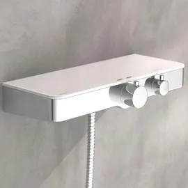 Schütte OCEAN Duschthermostat mit Ablage für 1 Verbraucher Chrom/Weiß 60535