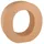 Brunnen Papp-Buchstabe „O“ 3D 17,5 cm naturfarben