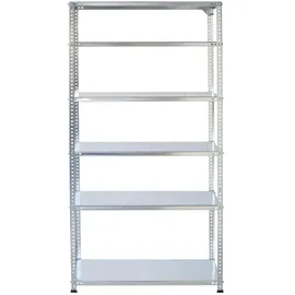 ar shelving Schraubregal Verzinkt 200 x 60 x 30 cm 6 Böden 100 kg