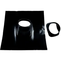 Wolf Heiztechnik Dachplatte Großformat 50cm x 50cm Neigung mit Adapter Schwarz