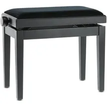 Gewa Pianobank Deluxe Massivholz Schwarz matt