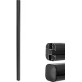MCW Alu-Pfosten Savoie-WPC-Zaun, Pfeiler Pfahl, Stecksystem ~ 240cm, anthrazit