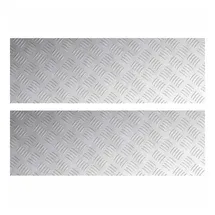 vidaXL Rautenscheiben 2 Stk Silber 90 x 30 cm Aluminium 4104307