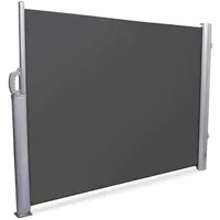 Noor Seitenmarkise Exklusiv 120 cm x 350 cm Anthrazit