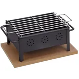 Sauvic Tischgrill ínkl. Edelstahl Rost 25 x 20 cm 02905