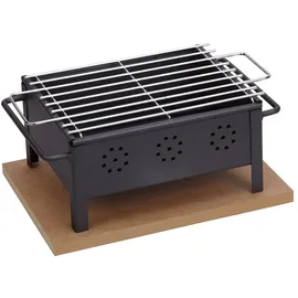 Sauvic Tischgrill ínkl. Edelstahl Rost 25 x 20 cm 02905